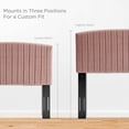 thumbnail image 5 of Modway Rebecca Performance Velvet King / California King Headboard in Dusty Rose, 5 of 9