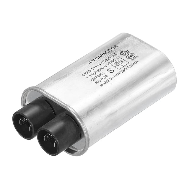 Unique Bargains Microwave Capacitor Replacement High Voltage Oven Capacitor 2100VAC 1.14uf
