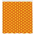 thumbnail image 3 of Ambesonne Orange and Yellow Shower Curtain, Doodle Suns, 69"Wx70"L, Orange and Yellow, 3 of 3