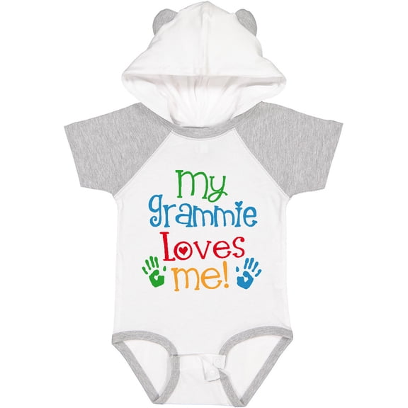 Inktastic My Grammie Loves Me Boys or Girls Baby Bodysuit