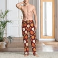 thumbnail image 2 of Yiaed Happy Thanksgiving Day Print Men's Lounge Pants, Loose PJ Bottoms, Long Pajama Pants for Men-Medium, 2 of 6