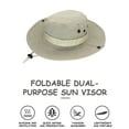 thumbnail image 5 of Odeerbi Bucket Hat For Men Women Outddor Sun Hat Unisex Bush Fishing Hiking Round Cap Khaki, 5 of 5