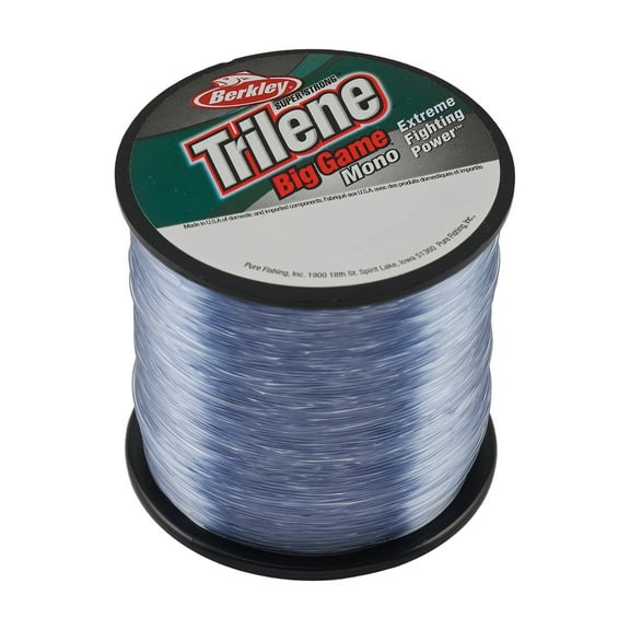 Berkley Trilene® Big Game™ Monofilament Fishing Line, Steel Blue, 30 lb Test Strength, 440 yd