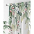 thumbnail image 2 of Green Eucalyptus Thermal Insulated Blackout Curtains for Bedroom 90 Length Leaf Red Fruit Watercolor Plant Farmhouse Room Darkening Curtain 1 Panel Grommet Window Curtain Drape for Living Room, 2 of 7