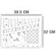 thumbnail image 4 of Papel Picado Boda| Guirnaldas | enramada mexicana artesanal | 5 tiras de 5 metros | diseño de bodas blanco | decoración de plastico picado boda, 4 of 6