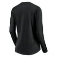 thumbnail image 3 of Women's Black Pittsburgh Penguins Special Edition Primary Logo V-Neck Long Sleeve T-Shirt, 3 of 3