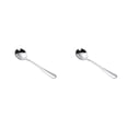 thumbnail image 3 of Cateissary Cucharas con mango largo Acero inoxidable Café Cocina Beber Helado Cubiertos Cucharadita Hogar Cantimplora al aire libre 2Conjunto, 3 of 6