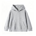 thumbnail image 4 of breaise Girls Casual Long Sleeve Hoodies Cute Oversized Fleece Sweatshirt Cozy Solid Color Sweatshirts, 4 of 9