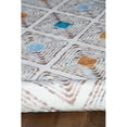 thumbnail image 4 of Linon Motif Printed Faux Rabbit Blinx Polyester 3'x5' Accent Rug in Ivory, 4 of 8