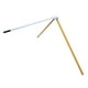 thumbnail image 4 of Soporte plegable ajustable para patear gol de campo de fútbol para principiantes Blanco naranja, 4 of 6