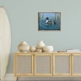thumbnail image 4 of Stupell Industries Farmhouse Pintail Loon in Pond Brown Floating Frame Canvas Art, 21 x 17, by Valerie Rogers, 4 of 8