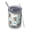 Blue Highland Cow, variant on 12oz Tumblers Beige Highland Cow Hat Scarf Pattern Vacuum Insulated Stainless Steel Travel Tumbler Cups Mug with Lid and Straw for Beer,Coffee,Beverages with Cleaning Brush for Cold & Hot Drinks
