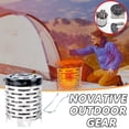thumbnail image 1 of Limited Time Qaailabf Outdoor Camping Heating Cover Stainless Steel Windproof Stove Cover, 1 of 9
