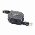 thumbnail image 1 of REXLIS 5FT Cat7 RJ45 LAN Cable Adjustable Retractable Ethernet Cable Flat Internet Network Cable fo, 1 of 5