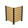 thumbnail image 4 of VEIKOUS 48"H x 78"W 2-Panel Fence Privacy Screen, Outdoor No Dig Divider for Pool, Garden, AC & Trash Hide, Natural, 4 of 22