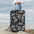 thumbnail image 4 of Wukai Hand Drawn Snake Elastic Luggage Cover: Personalized Protection for Your Suitcase - Fits 19~29-inch, Washable & Durable Travel Companion-X-Large, 4 of 8
