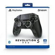 Nacon Revolution 5 Pro Officially Licensed PlayStation Wireless Controller for PS5 / PS4 / PC - Hall Effect, Trigger Stops, Map Buttons - Urban Camo