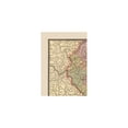 thumbnail image 4 of Historic State Map - New Jersey United States - Cram 1888 - Vintage Wall Art, 4 of 4