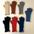 thumbnail image 2 of Minnieouse Guante tejido para mujer para otoño e invierno, guantes cálidos para mantener el calor, mitones para pantalla táctil, Protector de manos para guantes y mitones Rojo Minnieouse AP013307-07, 2 of 6