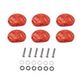thumbnail image 2 of 6 PCS/ Set Vintage Tuners Machine Heads String Tuning Pegs Replacement Acrylic Buttons Keys for Electric Guitar 22.5mm GC802, 2 of 8