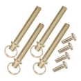 thumbnail image 3 of Shisuyan 4 Sets Folding Hand Fan Shaft Rivets Repairs Kits, Handheld Fan Shaft Replacement Fastener for Handmade Fans Paper Fans Cloth Fan Accessories Golden, 3 of 8