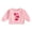 Pink B, variant on BABAMOON Infant Toddler Baby Girls Valentine's Day Sweatshirt Long Sleeve Letter Embroidery Pullover Tops