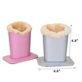 thumbnail image 4 of Baitaihem Pack of 2 Plush Lined Eyeglasses Holder Stand Protective Glasses Case(Gray&Pink), 4 of 7