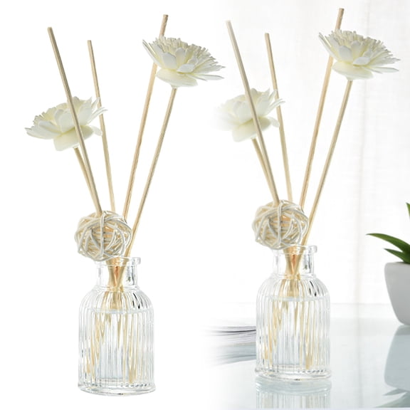 Tyeign Shangri-La Reed Diffuser Set, 1.7 Oz Glass Bottle with Rattan Sticks, up to 50-Day Home Fragrance, Bathroom & Bedroom Aromatherapy Gift, 1X Aromatherapy