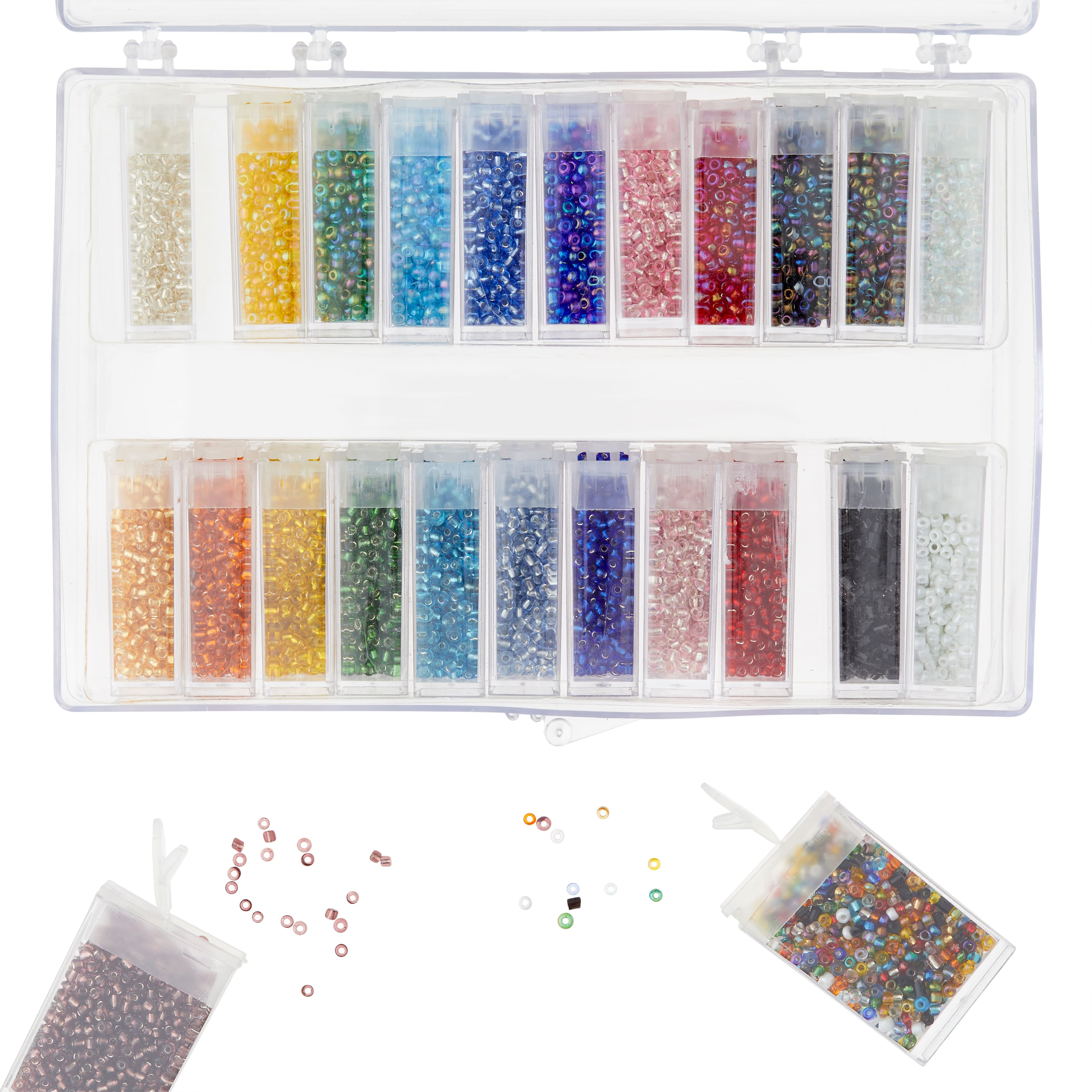 6 Pack: Bead Storage Box with Adjustable Compartments by Bead Landing™