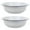 White, variant on WEUVEB Set of 2 White Enamel Bowls Vintage Style Mixing Bowls and Serving Basins for Kitchen and Dining Use