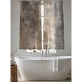 thumbnail image 6 of Sheer Curtains 63 Inches Long, Brown Ombre Light Filtering Window Curtains for Living Room/Bedroom, Modern Abstract Art Oil Painting Rod Pocket Voile Sheer Curtain Drapes, 52"W x 63"L, 2 Panels, 6 of 8