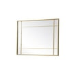 thumbnail image 5 of Elegant Decor French Panel Wall Mirror 30x40 Inch In Brass, 5 of 10