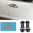 thumbnail image 2 of Glossy Carbon Fiber Side Door Handle Covers Trims For 2008-13 Accord Sedan Hy, 2 of 2