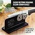 thumbnail image 3 of Rada Cutlery 6-Piece All-Star Paring Knives Gift Set with Quick Edge Sharpener, Black Handles, 3 of 4