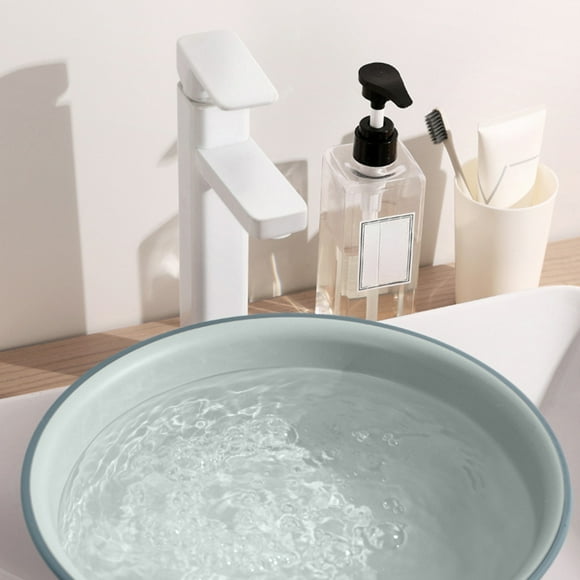 UsRHHA Bassine Épaissie, Bassine en Plastique Bicolore pour Laver les Vêtements Visage Mains Pieds, Cuve à Lessive pour la Maison