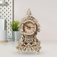 thumbnail image 3 of hengtong 3D Wooden Puzzle Clock Creative Clock Model Building for Decoration Unique Gifts, 3 of 7