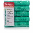 thumbnail image 2 of Annie Snap-On Magnetic Rollers – Large 7/8" Green 10 Pcs 1222, 2 of 2