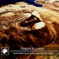 thumbnail image 4 of SUTENGDA Lit en Molleton Peluche NC Doux Réversible Chaud Grand 77”x87” Bourgogne Floral, 4 of 6