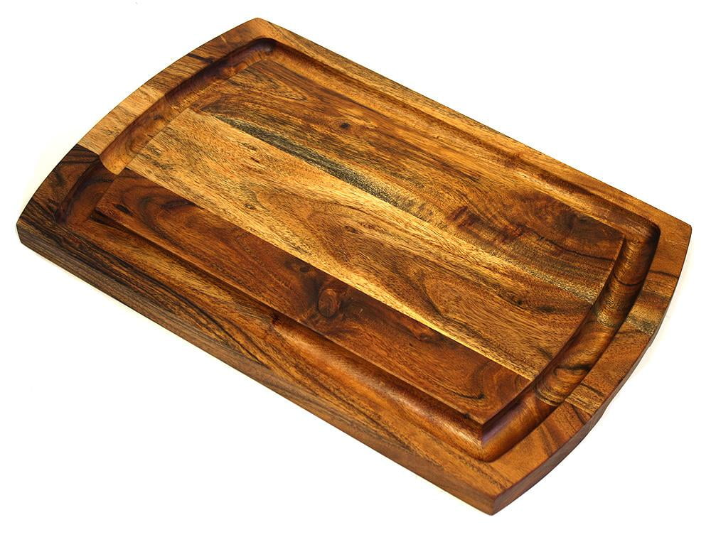 Mountain Woods Brown Extra Large Organic Hardwood Acacia Cutting Board