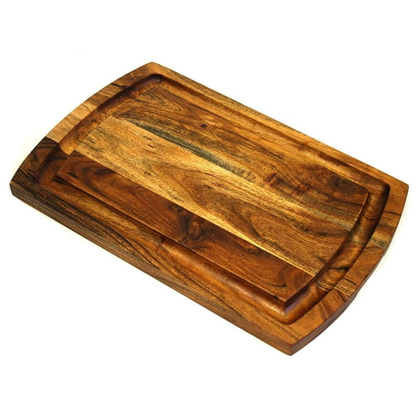Mountain Woods Brown Extra Large Organic Hardwood Acacia Cutting Board