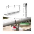 thumbnail image 2 of Paquete de 4 soportes para paneles solares Gancho solar para soporte de barandilla de balcón, montaje solar para balcón Po, 2 of 5