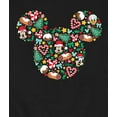 thumbnail image 3 of Disney - Mickey Silhouette Christmas - Men's Crew Fleece Sweatshirt Sweatshirt, 3 of 5