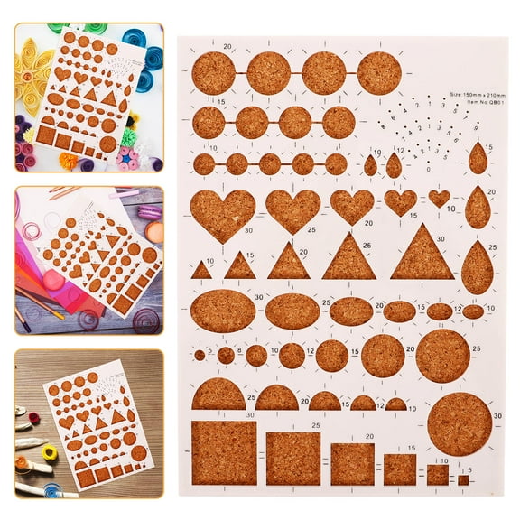 GOOHOCHY  Quilling Template Tool Paper Supplies Slotted Tools Beginner