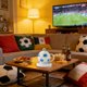 thumbnail image 5 of Football Themed Mug With Lid Spoon Gift Box Cute Ceramic Coffee Tea Cup A Great Gift For Sports Fans, 5 of 7