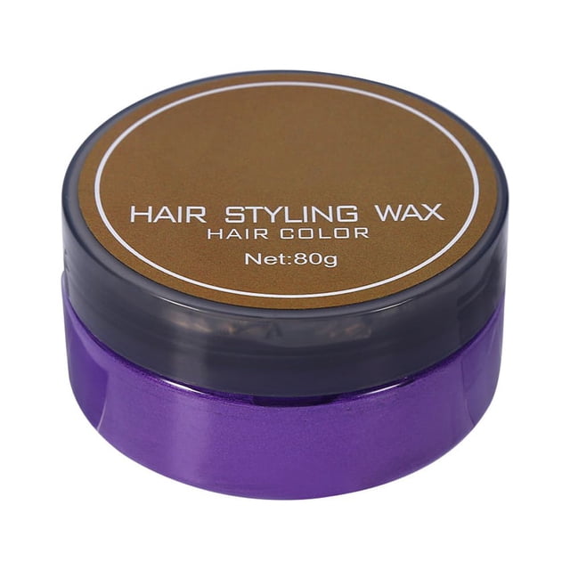Color de cabello cera desechable peinado modelado coloración del cabello cera tinte para el cabello crema púrpura