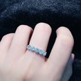 thumbnail image 5 of PULABO With handcrafted details Proposal Party For Women For Her Comfortable Fit Sparkling AAA Zircon Cubic Zirconia Ring Perfect Present With Gift Packaging, 5 of 8