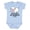 AE-Light Blue, variant on The Lord is My Shepherd Baby Lamb Girls Baby Bodysuit