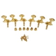 thumbnail image 2 of 3+3 Gold Tuning Pegs Tuners Machine Heads Acoustic Butterbean Guitar Wilkinson, 2 of 11