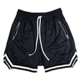thumbnail image 1 of Summer Men's Sports Basketball Shorts for Muscle Fitness Running Training Jogging Capris Breathable Quick Drying Zipper Pants, 1 of 5