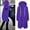 Purple jacket for women, variant on Cyber&Monday Deals Usmixi Winter Womens Sweatshirt Coat Casual Sweatshirt Coat for Women Long Sleeve Solid Loose Drawstring Hooded Coat Open Front Zip Long Hoodie Outerwear with Pocket Up to 65% off
